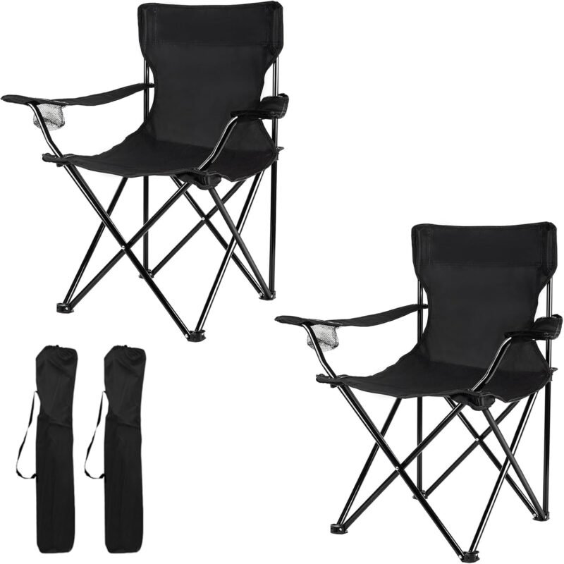 Damei century Foldable Camping Chair - Lightweight, Instant Setup for Beaches, Lawns, Sports