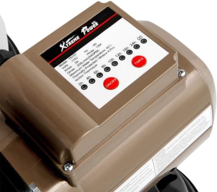 XtremepowerUS 16" Sand Filter Swimming Pool 3/4 HP Pool Pump Timer 15,000GAL Above Ground Pool Set - Image 7