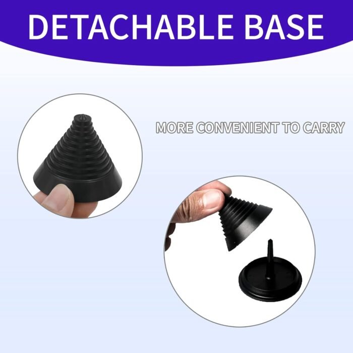 Lawn Mower Blade Balancer Tool Automatic After Sharpening,Universal Die Cast Design Improves Longevity of Mowers Compatible with Most Lawnmower Blades-Black - Image 5