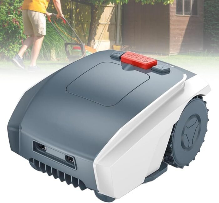 Automatic Lawn Mower, IPX5 Waterproof Mowing Robot, Adjustable Blade Height, Garden Lawn Mowing Robot, with Optical Navigation