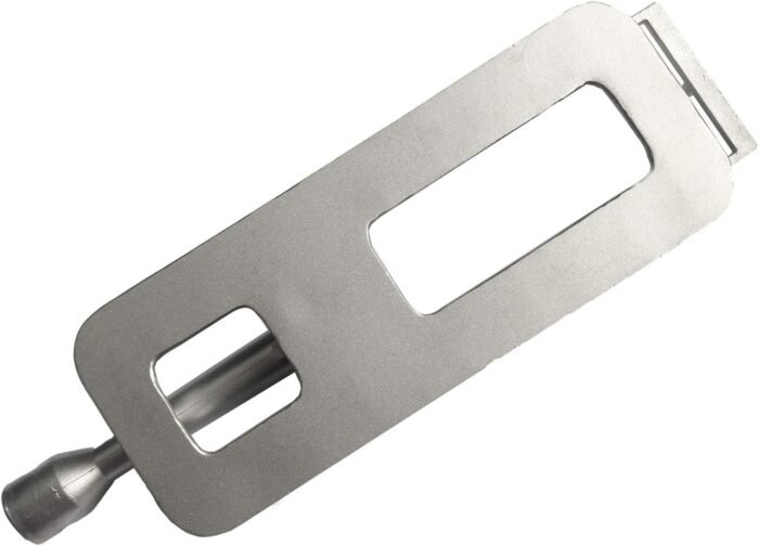 3 Pack Cast Stainless Steel 304 Grill Burner & 3 Lock Pins, 15 3/4 x 4 3/4 in, Upgraded Replacement for CISC, Fits For Coyote Members Mark Bakers Chef Grand Hall BBQ Grills 608SB, Monarch-04A 04B - Image 2