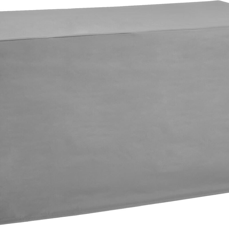 Crosley Furniture Patio Furniture Covers, Waterproof Outdoor Dining Table Cover for Backyard, Gray
