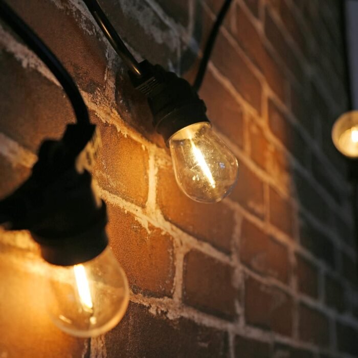 Shatterproof LED String Lights, Waterproof, Warm White 2200K, 70LM, E26 Base - 15 Pack - Image 4