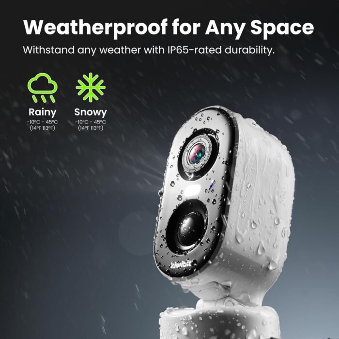 Battery Security Camera 2K, Wireless Outdoor/Indoor, Easy Magnetic Mount, Color Night Vision, 2-Way Audio, Spotlight, Weather-Resistant, AI Detection, Cloud & SD Card Storage - Image 9
