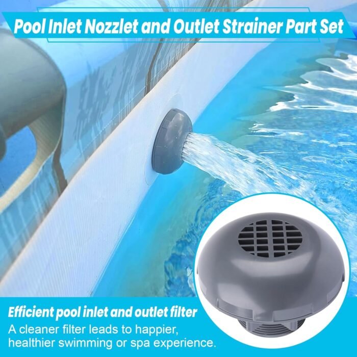 XT On/Off Plunger Valve with Strainer for Easy Adjustment, for Above-Ground Pool Filter Pump On/Off Plunger Valve Part, Frame Set & Ultra Frame Pools Intex, Coleman Compatible - Image 5