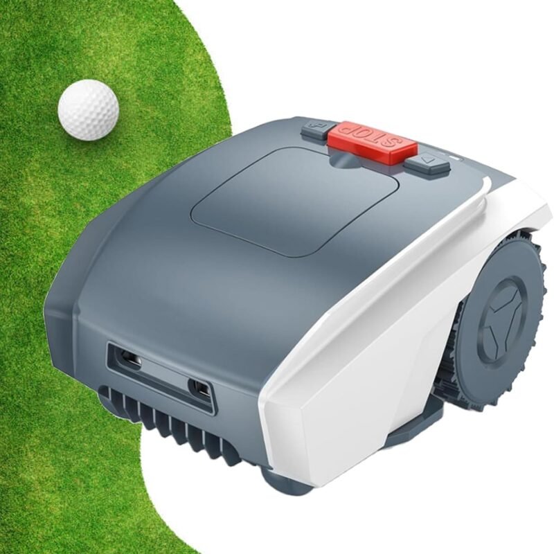 Automatic Lawn Mower, with Optical Navigation, Obstacle Avoidance, APP Controlled Mowing Robot, Automatic Route Planning Charging