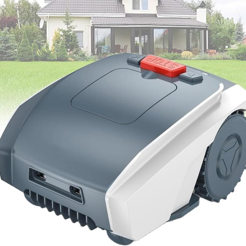 Automatic Lawn Mower, with IPX5 Waterproof, Optical Navigation, Obstacle Avoidance, Lawn Mowing Robot, Lawn Mowing Machine