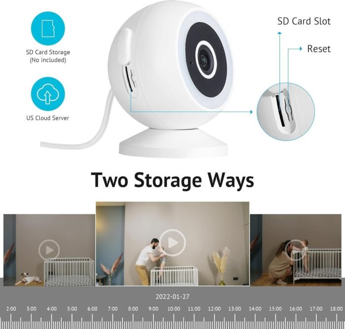 LaView 8MP 4K Security Cameras Outdoor Indoor Wired,IP65, Starlight Sensor & 100 Ft Night Vision,Motion/Person Detection,2-Way Audio/Spotlight,US Cloud,iOS & Android & Web Access - Image 9