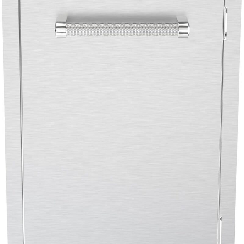 Spire Stainless Steel 30"H Built-in Single Access Door, Perfect for Outdoor Island Kitchens, BBQs, Grilling & Cooking, Universal Mount, 780-0019B