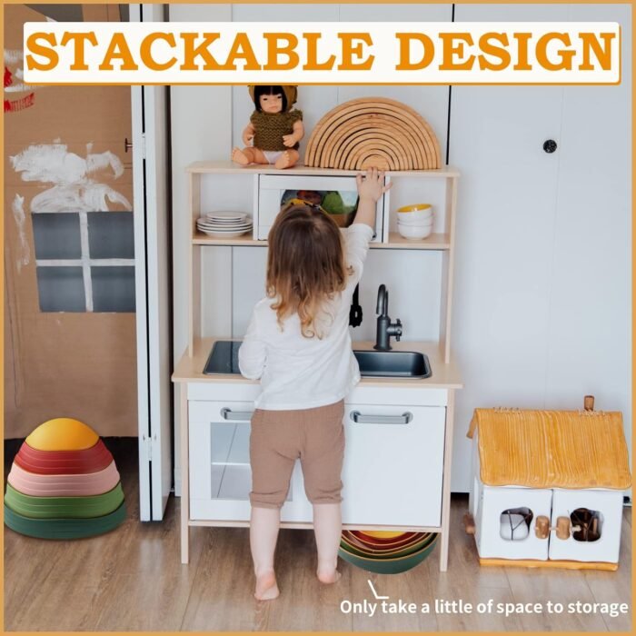 makarci Balance stepping stones for kids, non-slip toddlers sensory toys outdoor or indoor play, promoting motor skills and confidence, Obstacle Course Coordination Game Toys for children age 3 4 5 6 7+ - Image 5