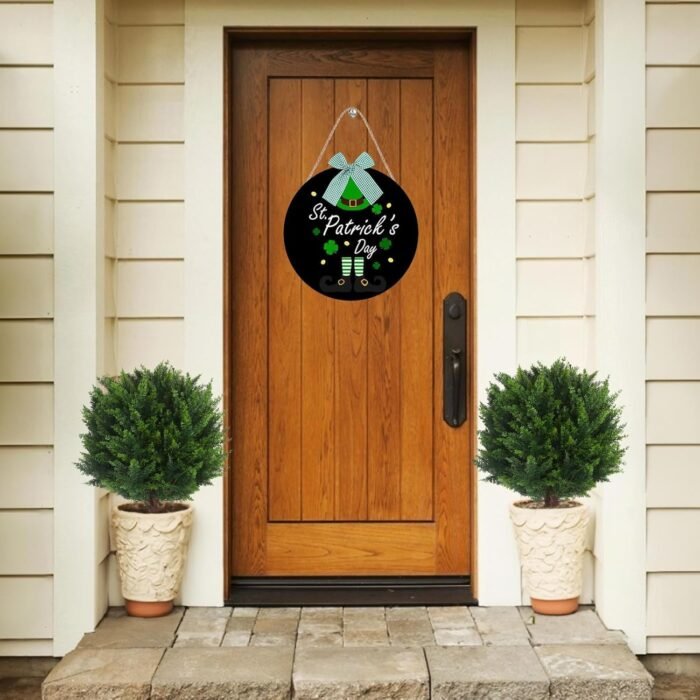 22''T Artificial Cedar Topiary Ball Tree 2 Pack, Outdoors Artificial Shrubs Faux Plants Uv Rated Perfect for Outdoor, Indoor - Easy to Install. - Image 3