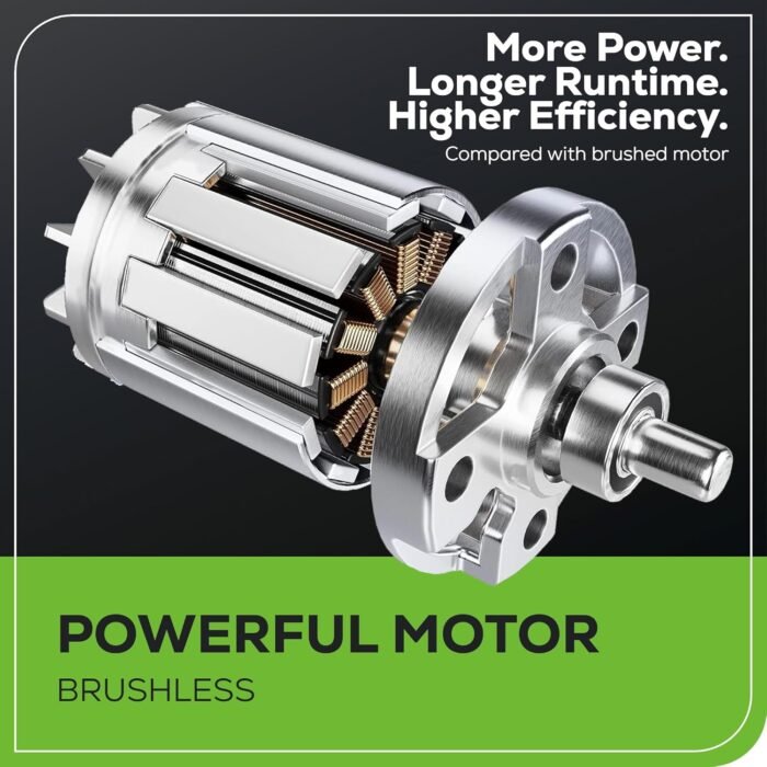 Greenworks 60V 16” Brushless Cordless String Trimmer, 2.5Ah Battery and Charger Included - Image 9