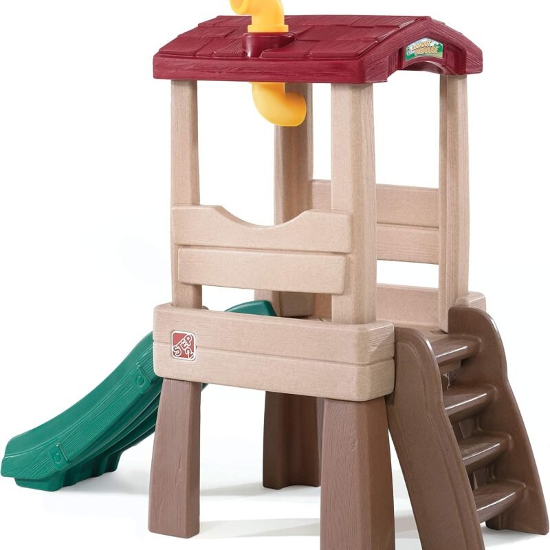 Step2 Play Naturally Playful Lookout Treehouse, Kids Outdoor Playset, Backyard Playground Set, Slide, Ladder, Pivoting Periscope, Outside Jungle Gym, For Toddlers 1.5+ Years Old