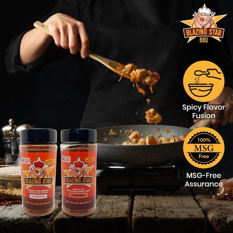 Blazing Star BBQ Blazing Bundle (Reaper Rub & Seasoning/Scorpion Rub & Seasoning)