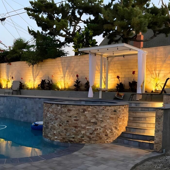 VOLISUN Outdoor Uplights Spotlights,Low Voltage Landscape Lights with Transformer and 75ft Cable,Waterproof Landscape Lighting spot Lights for House,Fence,Tree, Flags(4Packs,Warm White) - Image 2