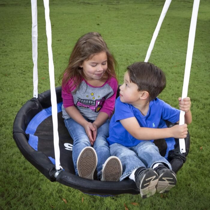 XDP Recreation Free N' Swing Swing Set, Gray, 91"D x 168"W x 74"H - Image 7