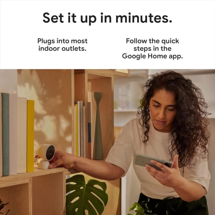 Google Nest Security Cam (Wired) - 2nd Generation - Fog, 1080p, Motion Only - Image 6