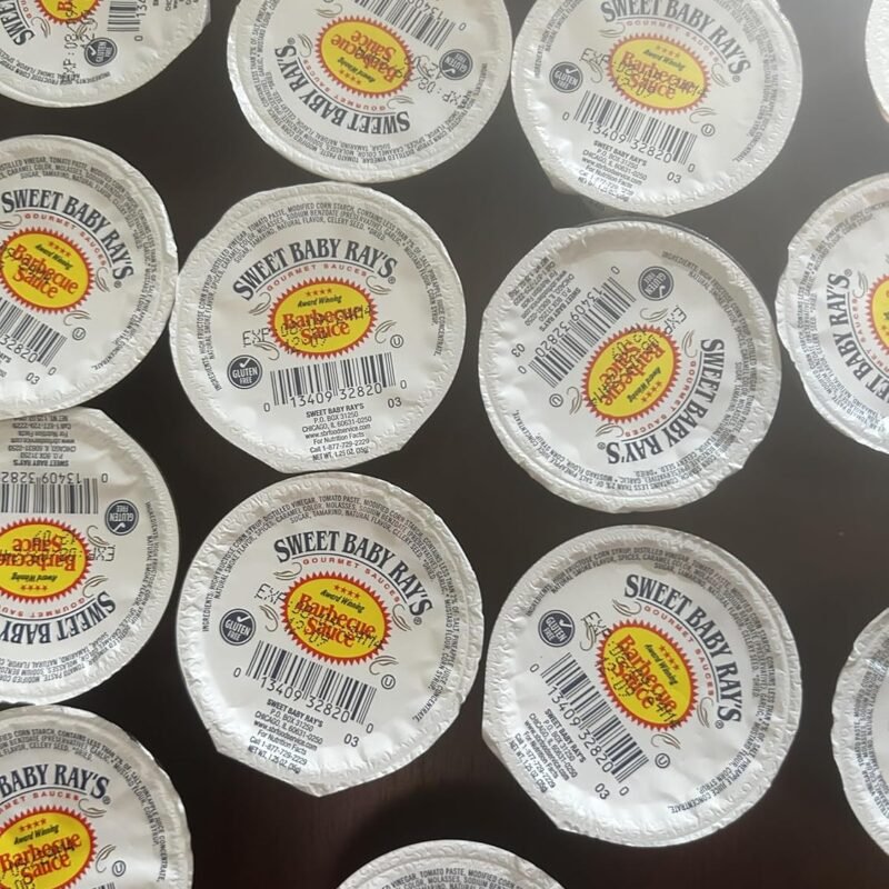 Sweet Baby Ray's Original Barbecue Sauce, Individual dipping serving Cups, 2 Oz. 36 count. When sold by TM Label, packed by TM Label.