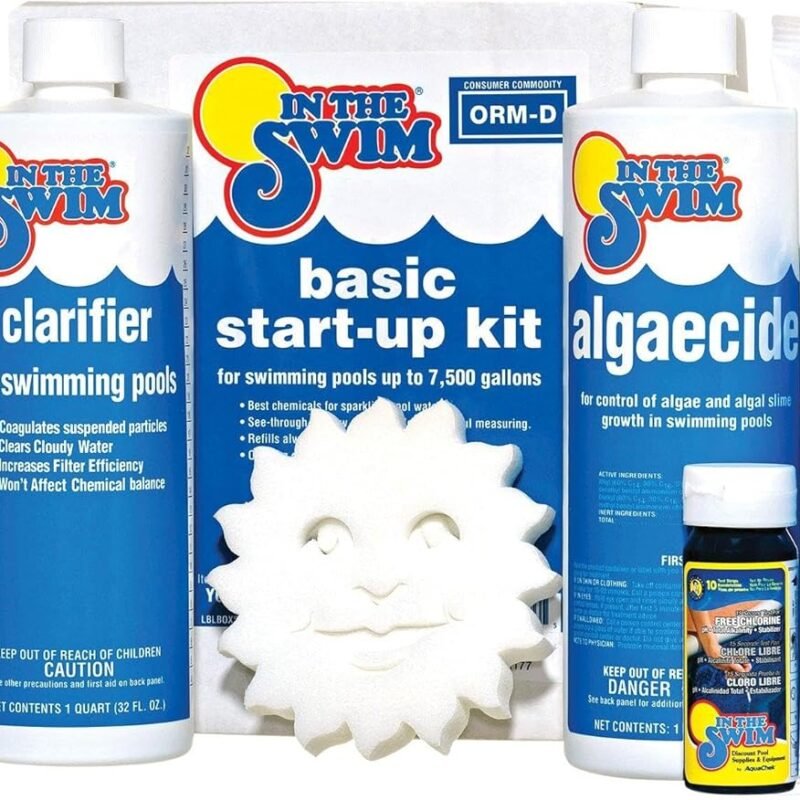 In The Swim Pool Basic Opening Chemical Start Up Kit - Above Ground and In-Ground Swimming Pools - Up to 7,500
