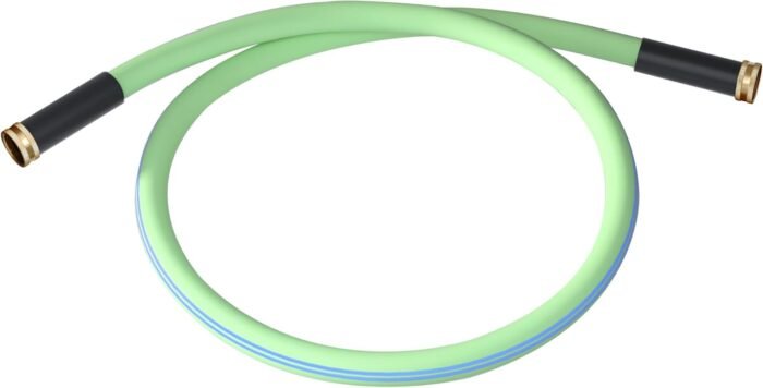 Atlantic Female to Female Heavy Duty Garden Hose 5 ft x 5/8 Inch Green Water Hose Short Connection Leader Hose (5ft Female-Female)