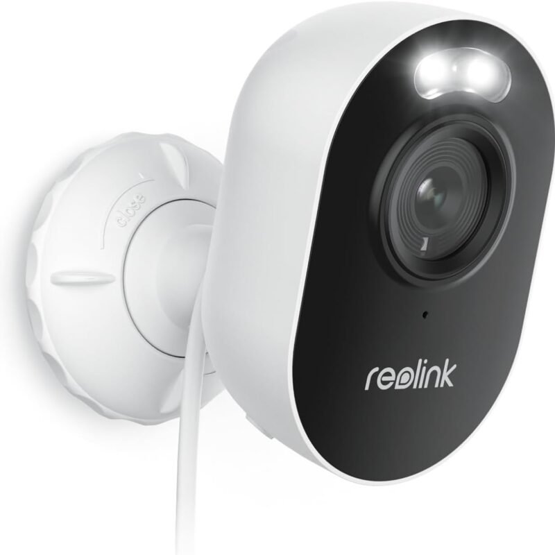 REOLINK Wireless Outdoor Security Camera Lumus 2K, Upgraded 4MP Spotlight Color Night Vision, 2.4/5GHz Dual-Band WiFi Plug in Camera, Smart Person/Vehicle/Animal Detection, Two-Way Talk, Local Storage