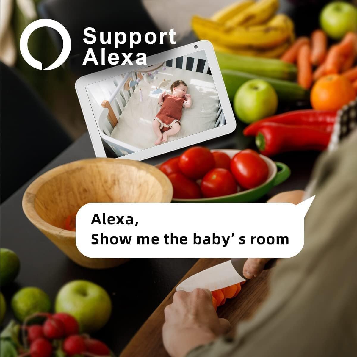 2.4GHz & 5GHz WiFi Security Cameras Wireless Outdoor, 2K/3MP QHD Home Security System 4-Cam Kit with 130°-Wide View, Night Vision, Spotlight,IP65 Waterproof, Support Alexa,Cloud/SD - Image 7