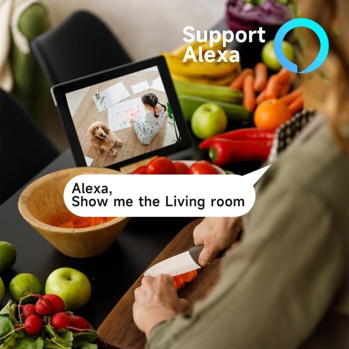 3pc Wireless Security Camera Wireless, 2K Solar Camera for Home Security, Battery Powered Surveillance Security Camera with Color Night Vision, AI Detection, 2-Way Audio, IP65, SD/Cloud, Works Alexa - Image 7