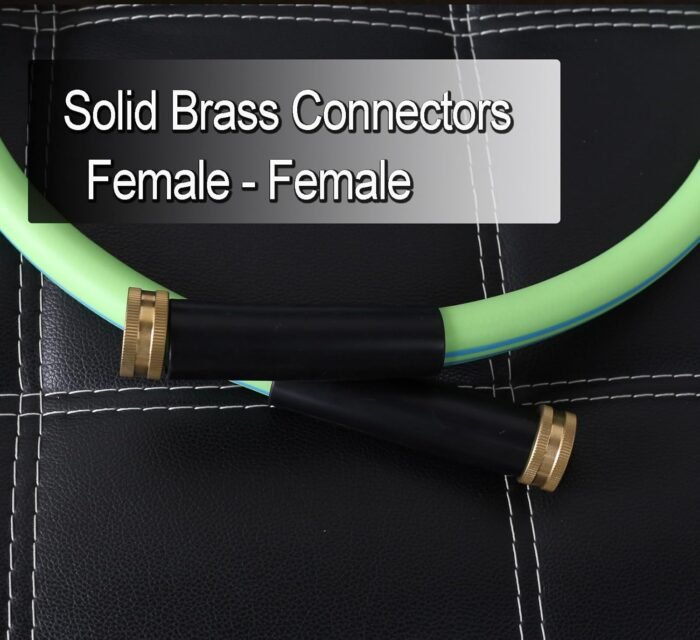 Atlantic Female to Female Heavy Duty Garden Hose 5 ft x 5/8 Inch Green Water Hose Short Connection Leader Hose (5ft Female-Female) - Image 3