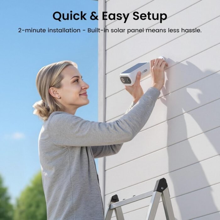 AOSU 4K Security Cameras Wireless Outdoor, 4-Cam Kit, Smart Home Security System with HomeCortex, Al Face Recognition & Behavior Detection, 16TB Expandable Local Storage, Integrated Solar Panel - Image 8