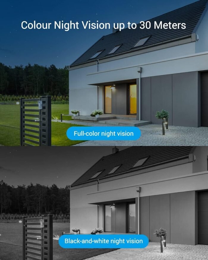 EZVIZ 2K Outdoor Camera for Home Security, WiFi Surveillance Camera Outside with Color Night Vision, No Subscription with Two-Way Talk, Motion Detection, IP67, Alexa/Google, 256 SD | C3TN 3MP - Image 6