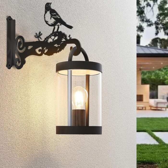 2-Pack Aesthetic Wall Plant Hanger Indoor and Outdoor – 10 Inch Metal Hanging Plant Bracket with Beautiful Bird Pattern – Anti Rust Plant Hooks for Hanging Plants, Bird Feeder, Wind Chime, Lantern - Image 7