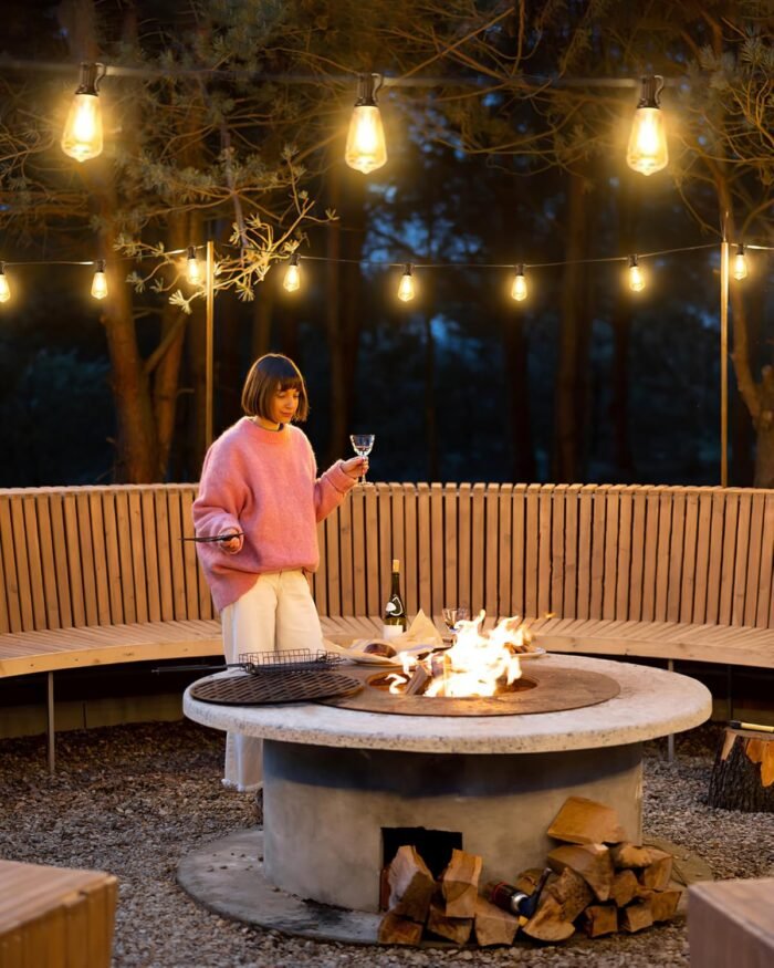 Doukegde 100FT LED Outdoor String Lights, 2700K LED Patio Lights Outdoor Waterproof with 50+2 Shatterproof Vintage Bulbs, Plug in Hanging Light for Porch, Backyard, Garden, Gazebo [Non-Solar] - Image 7