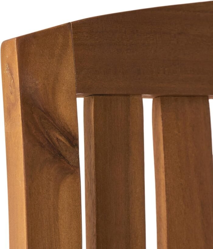Christopher Knight Home Selma Acacia Rocking Chair with Cushion, Teak Finish - Image 11