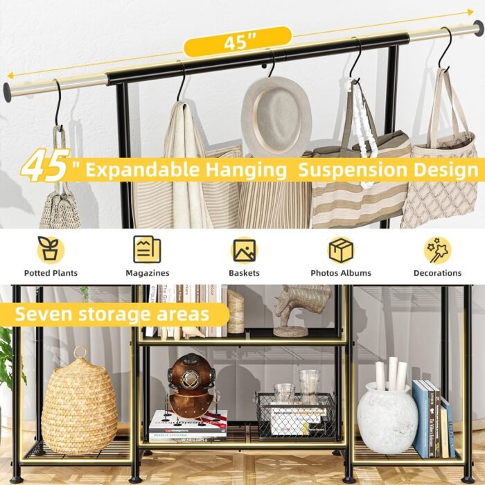 Simple Trending Plant Stand Indoor Outdoor, Metal 3 Tier Tall Hanging Plant Shelf for Multiple Flower Planter Large Heavy Duty Ladder Plant Holder for Garden, Black - Image 5
