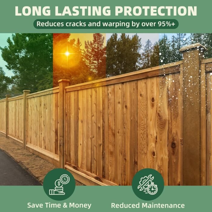 Garden Box Sealer 32OZ/946ML, Non-Toxic & Plant-Based Waterproofing Wood Sealer for Raised Garden Beds, Planters & Pet Shelters, Long-Lasting Protection Against Water, Sun & Weather Damage - Image 4