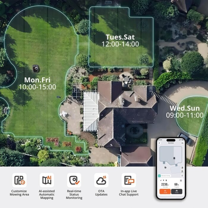i110N + Garage S for i Series Robot Lawn Mower - Image 8