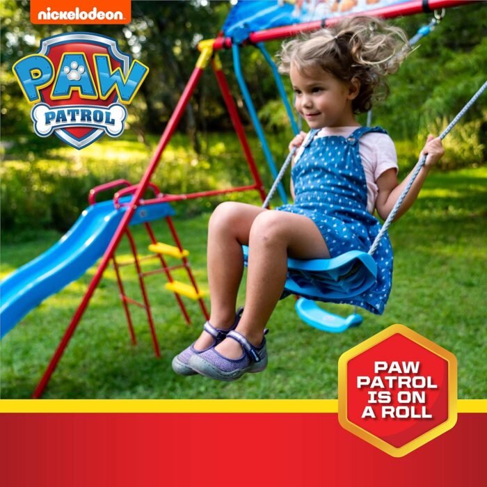 Swurfer PAW Patrol Swing Sets for Backyard, Swingset Outdoor for Kids - Image 3