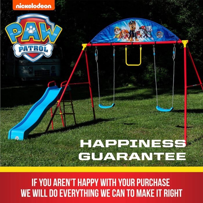Swurfer PAW Patrol Swing Sets for Backyard, Swingset Outdoor for Kids - Image 7