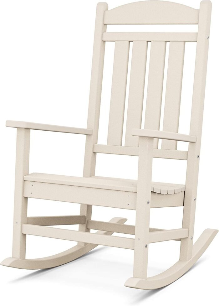 POLYWOOD R100SA Presidential Rocking Chair, Sand