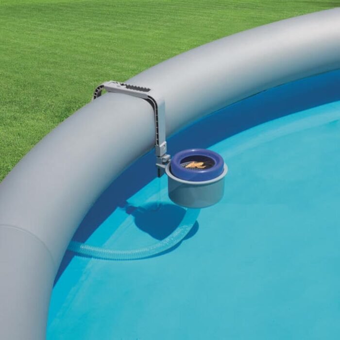 Bestway 58233E 800 GPH Above Ground Swimming Pool Surface Skimmer Debris Cleaner with Quick Set Up & Adjustable Mounting Bracket for Customized Height - Image 3