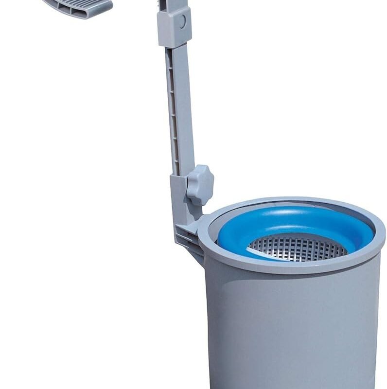 Bestway 58233E 800 GPH Above Ground Swimming Pool Surface Skimmer Debris Cleaner with Quick Set Up & Adjustable Mounting Bracket for Customized Height