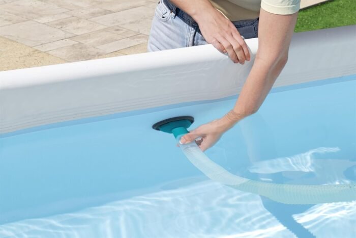 Bestway 58233E 800 GPH Above Ground Swimming Pool Surface Skimmer Debris Cleaner with Quick Set Up & Adjustable Mounting Bracket for Customized Height - Image 9