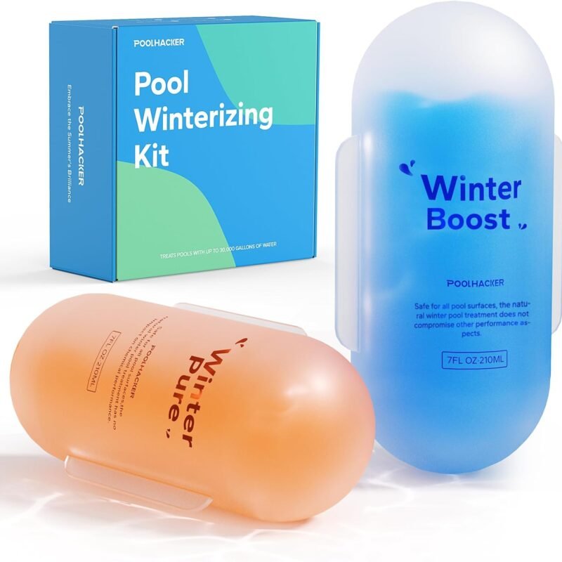 3 in 1 Winter Closing Kit - Pool Winterizing Kit for Above Ground Pool and inground Pools, Easy to Use - Up to 30,000 Gallon