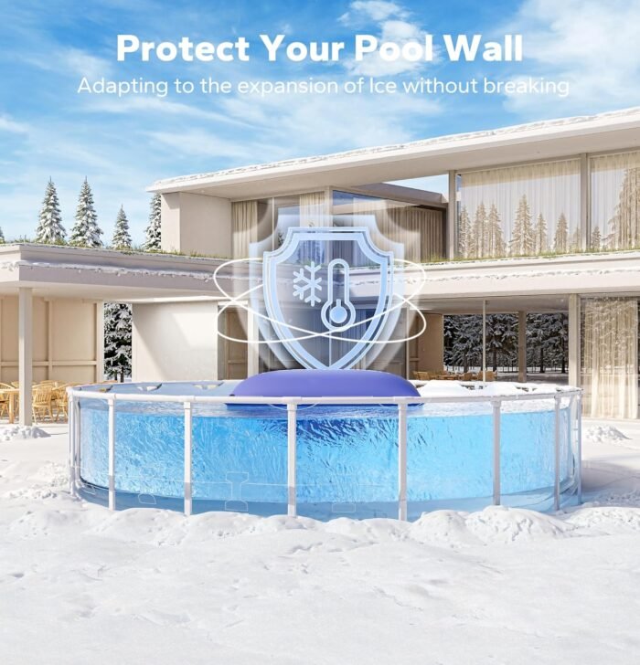 2024 Upgrade Pool Pillows for Above Ground Pools, Winterizing Ice Equalizer 0.5mm Ultra Thick Pool Cover Air Pillow for Winter, Pool Closing Kit for Swimming Pool, 50ft Rope Included (4x4) - Image 2