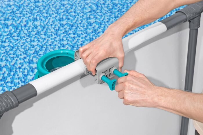 Bestway 58233E 800 GPH Above Ground Swimming Pool Surface Skimmer Debris Cleaner with Quick Set Up & Adjustable Mounting Bracket for Customized Height - Image 8
