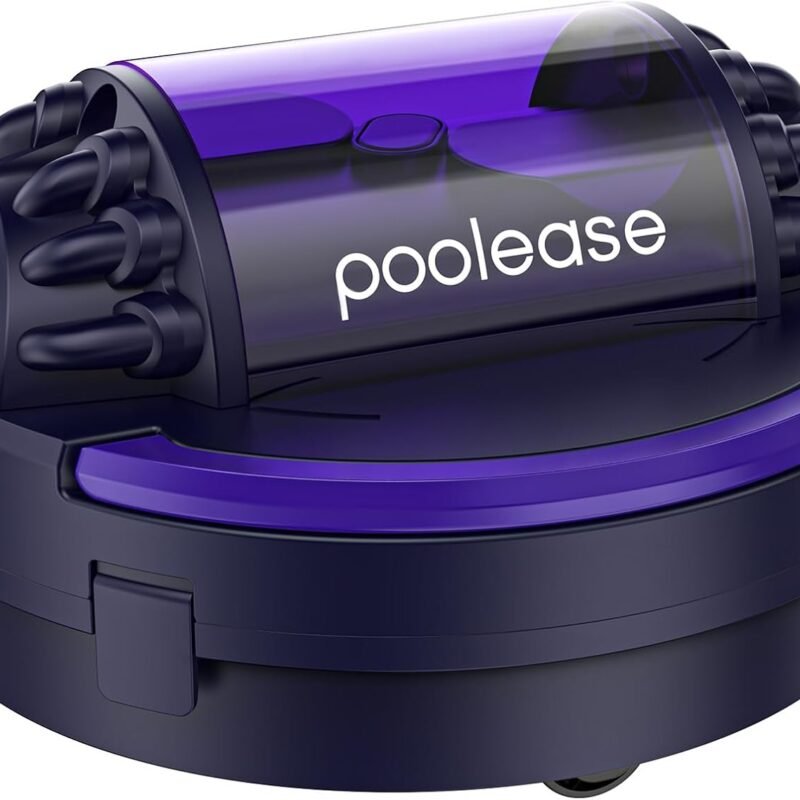 X1 Robotic Pool Vacuum for Above Ground Pool, Automatic Cordless Pool Cleaner with 45W Dual-Motor, Ideal for Above-Ground Flat Pool, 2L Debris Capacity