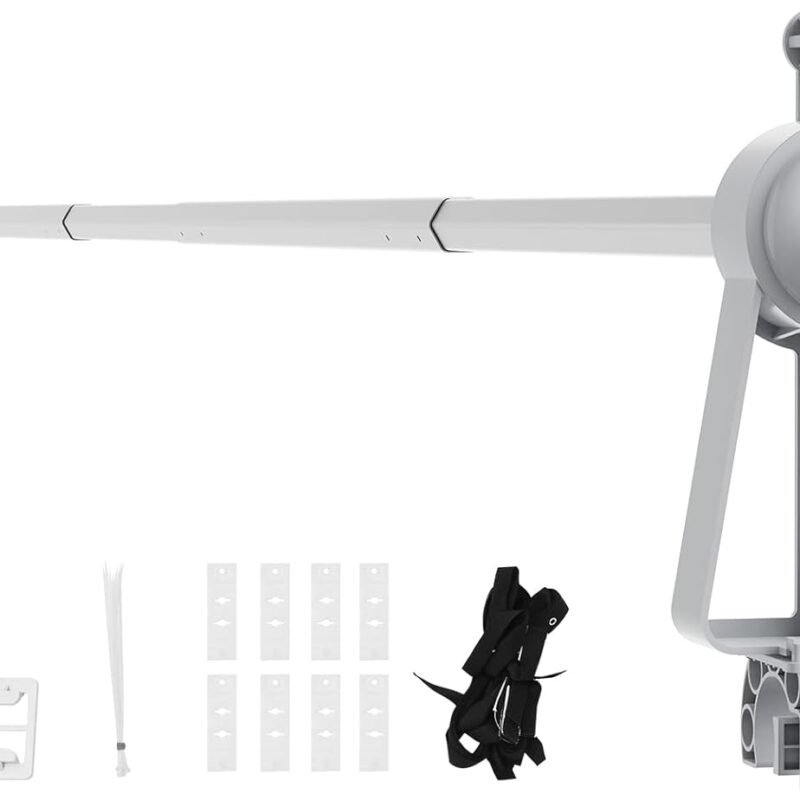 VEVOR Pool Cover Reel, Solar Cover Reel 20 ft, Above Ground Swimming Pool Cover Reel Set, Fits for 3-20 ft Width Swimming Pools