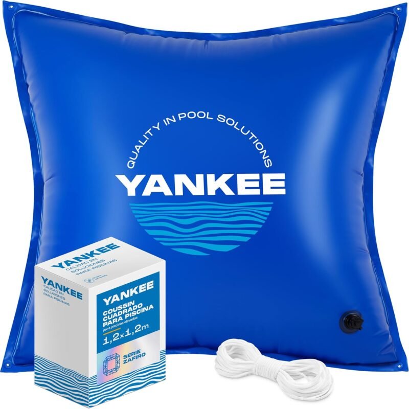 Yankee 4x4 Pool Pillows for Above Ground Pools, Pool Pillows for Closing Winter, Extra Durable 0.4 mm PVC (27 Gauge), Winter Pool Pillow (4x4 ft.)
