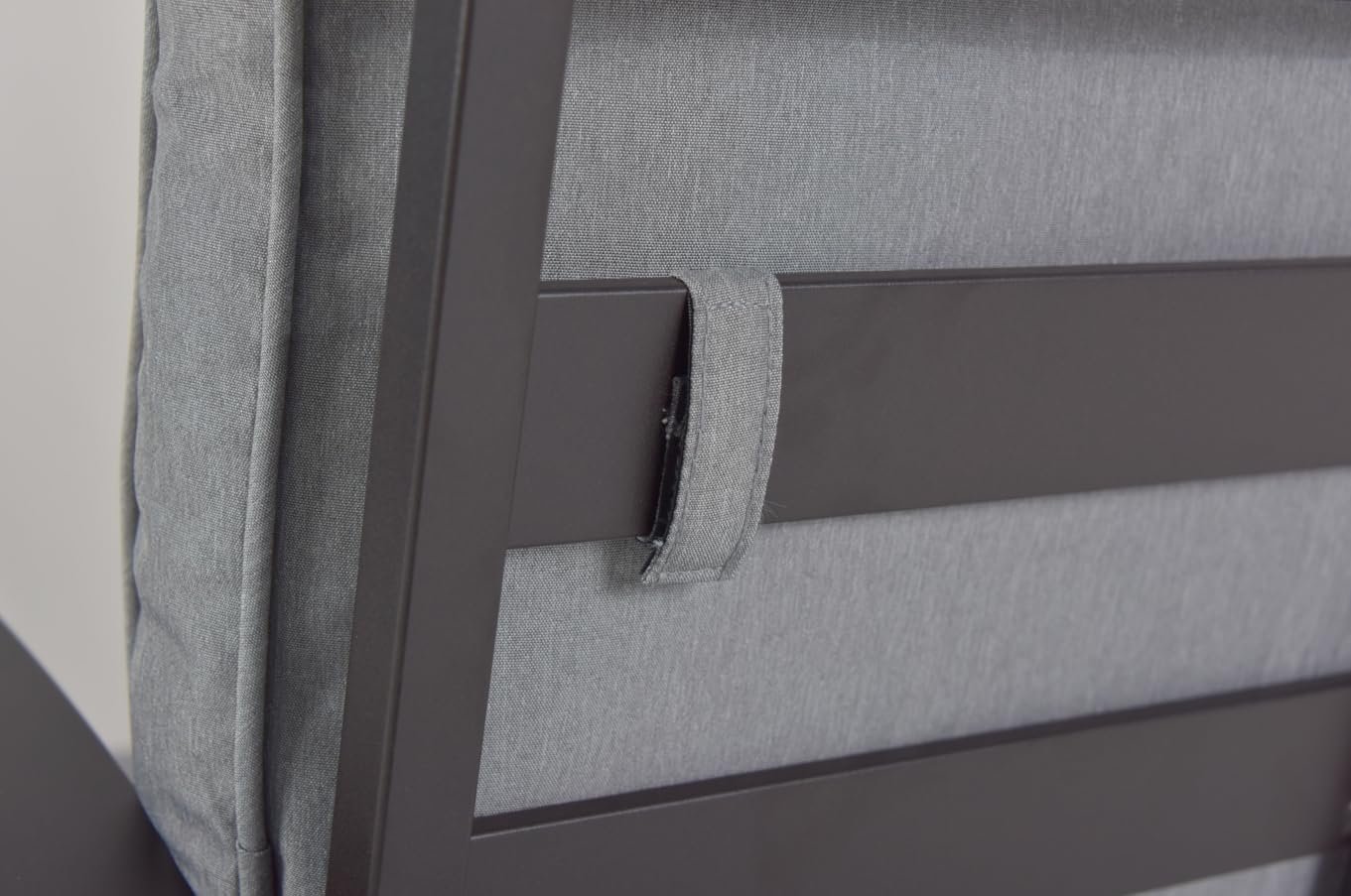 Kurapika 3 Pieces Patio Furniture Set, Outdoor Aluminum Swivel Gliders Rocker, Patio Bistro Set Rocking Chair with Tempered Glass Side Table and Thickened Cushions for Porch Garden Deck (Sand) - Image 9